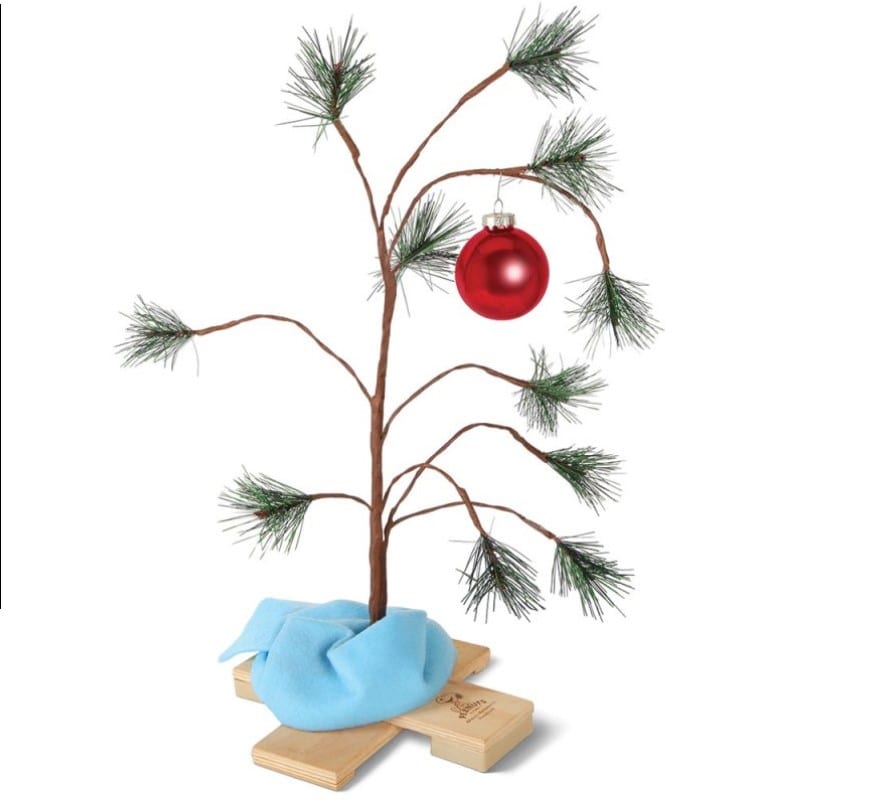 Charlie Brown xmas tree From the Bullpen - The Ankenbrandt Group, Newport Beach, CA